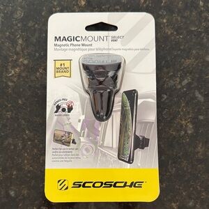 Scosche Black Magnetic Phone Mount
